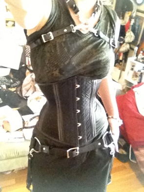 Leather, leather, and leather accents! 